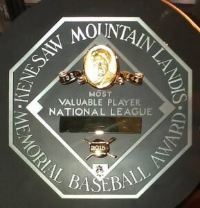 Major League Baseball Most Valuable Player Award.